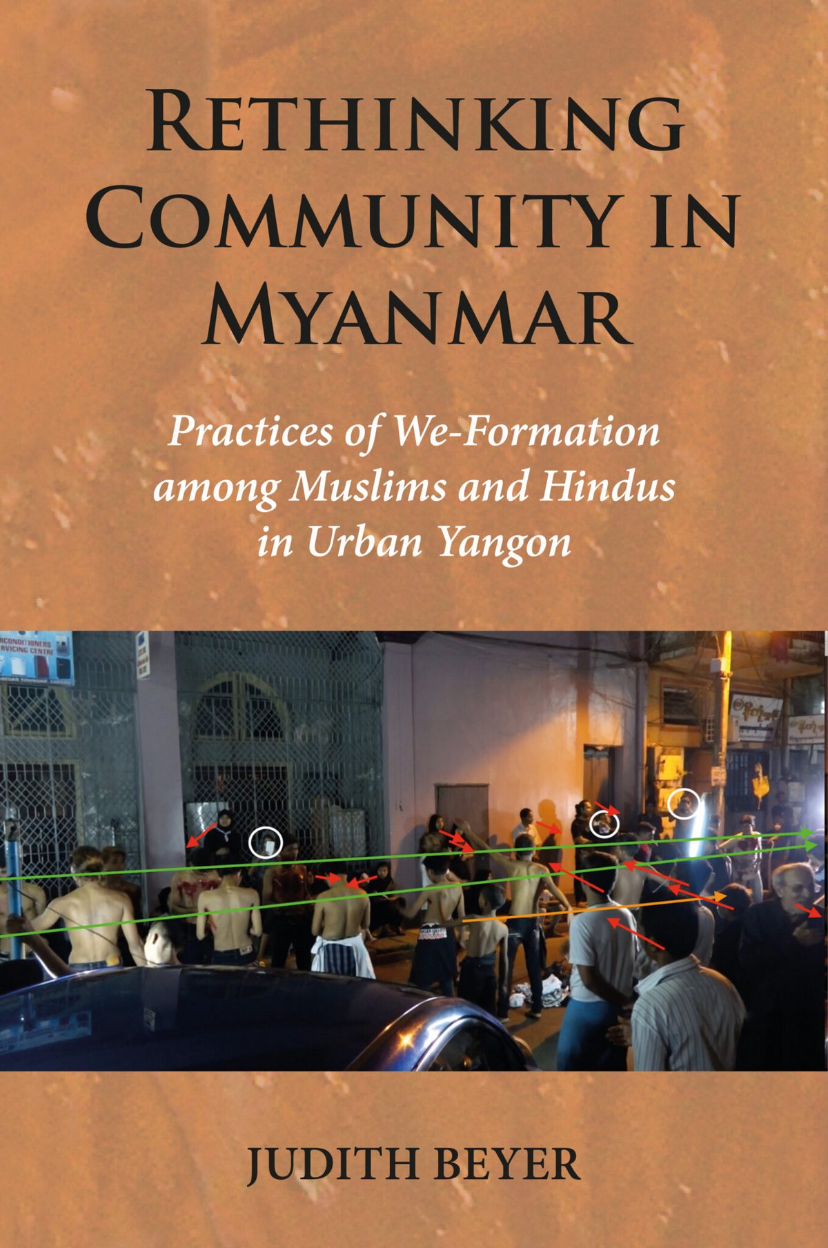 Book cover from "Rethinking community in Myanmar"