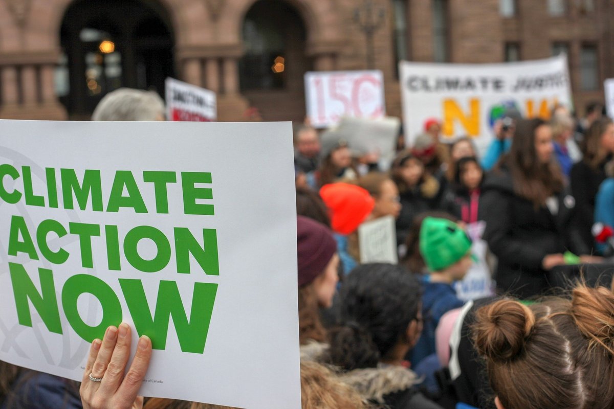 Protest zum Klimawandel
