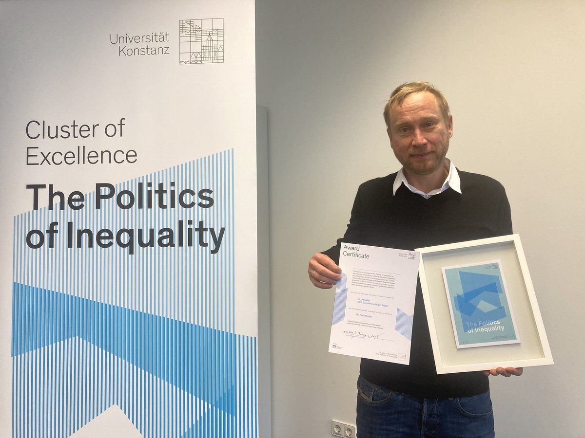 Felix Wolter awarded with In_equality ECR Excellence Award 2023