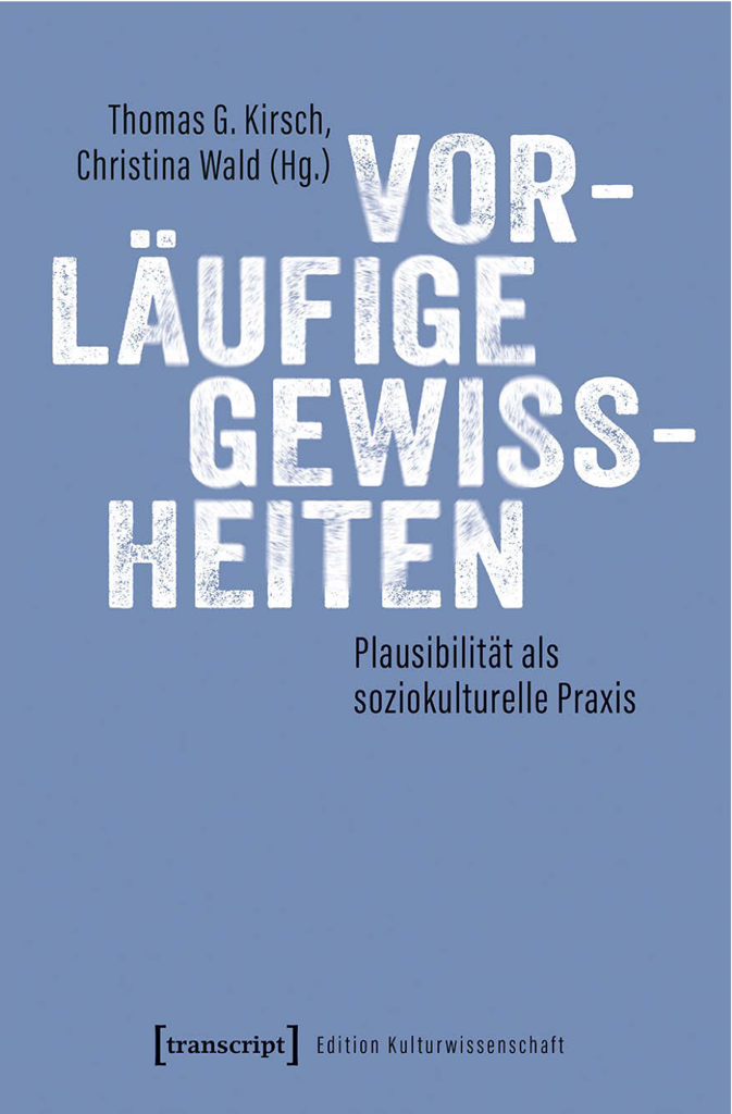 Book Cover from Vorläufige Gewissheiten