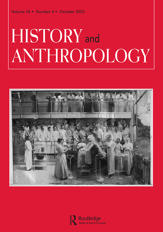 Cover of History and Anthropology
